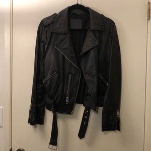 AllSaints leather biker jacket